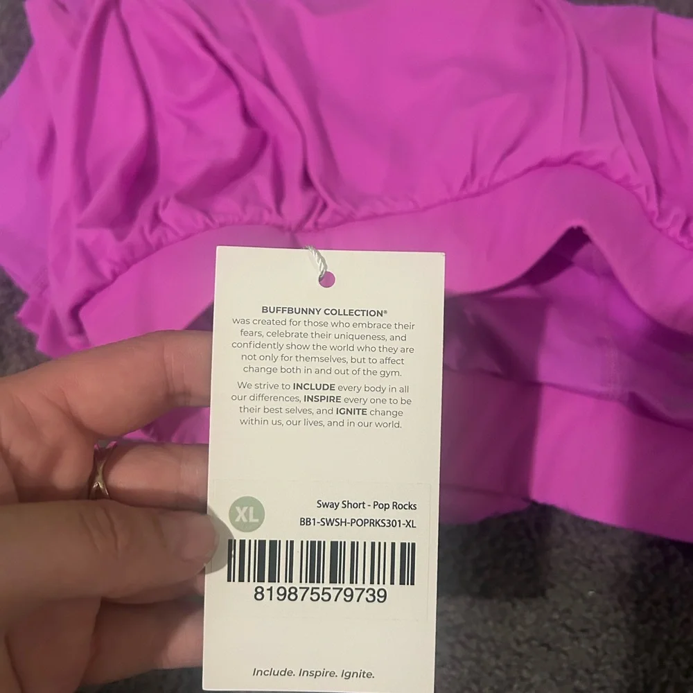 Buff Collection pink sway shorts - Picture 4 of 5